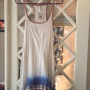Free People Ivory dip dye dress